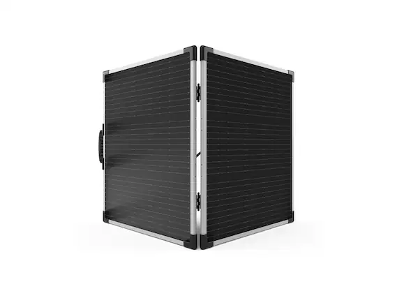 Front. Lion Energy - Lion Energy - Lion 100W LW (Light Weight, 8.5 lbs) 12V portable solar panel - Durable folding panel.
