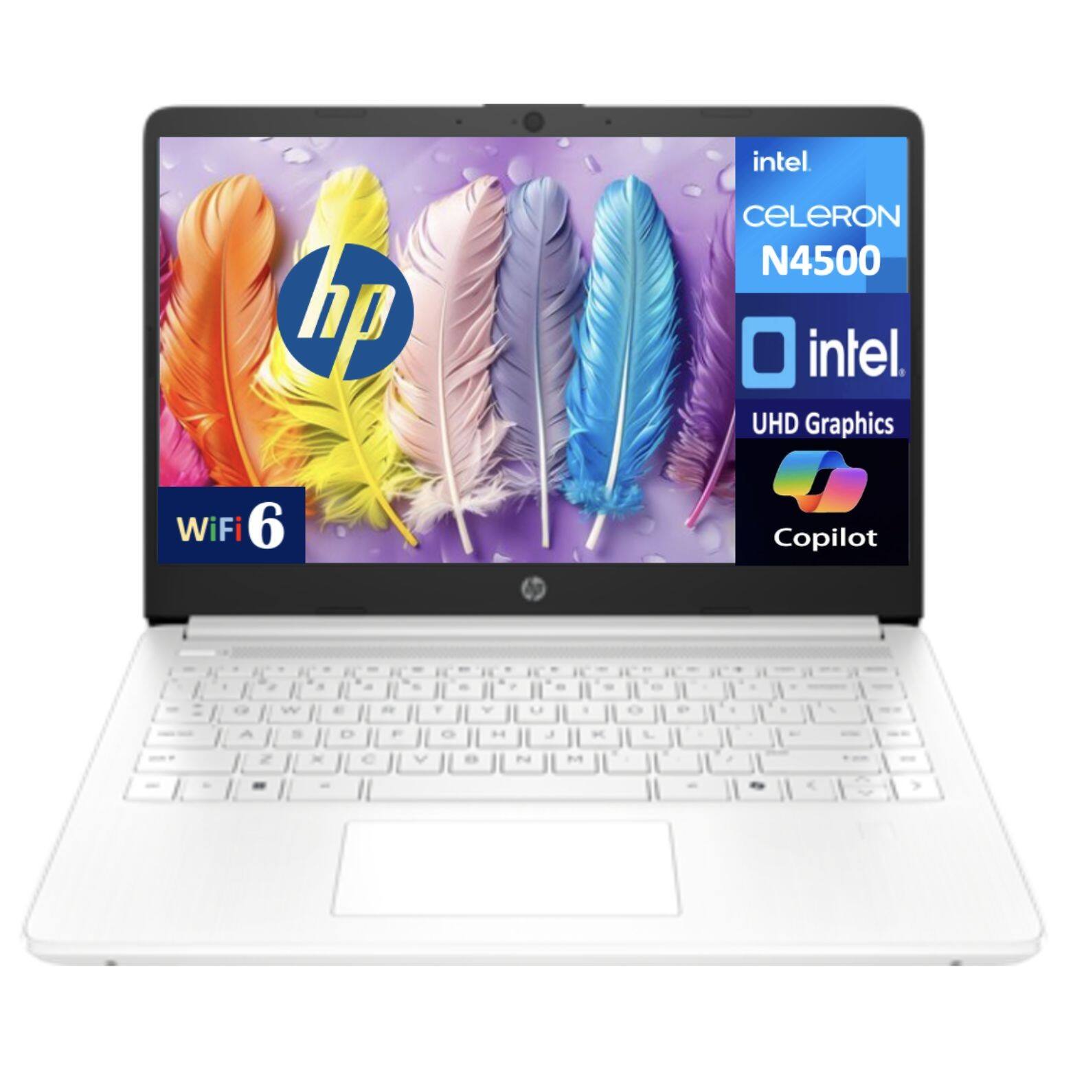 hp intel CELERON N4500 intel UHD Graphics WiFi 6 Copilot