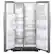 Angle. Whirlpool - 33 in. Wide 21 cu. ft. Side-by-Side Refrigerator with LED Interior Lighting - Fingerprint Resistant Stainless Finish.