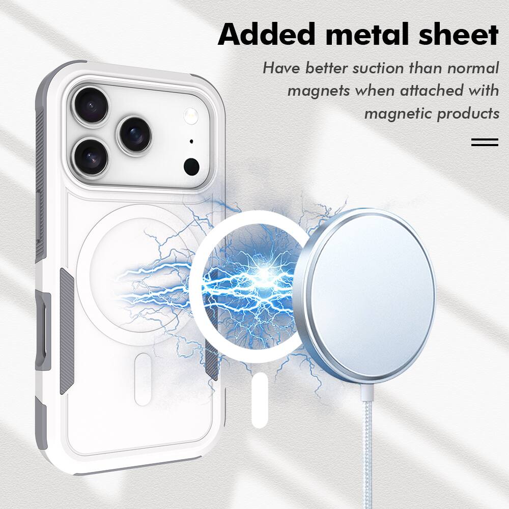Added metal sheet  
Have better suction than normal magnets when attached with magnetic products