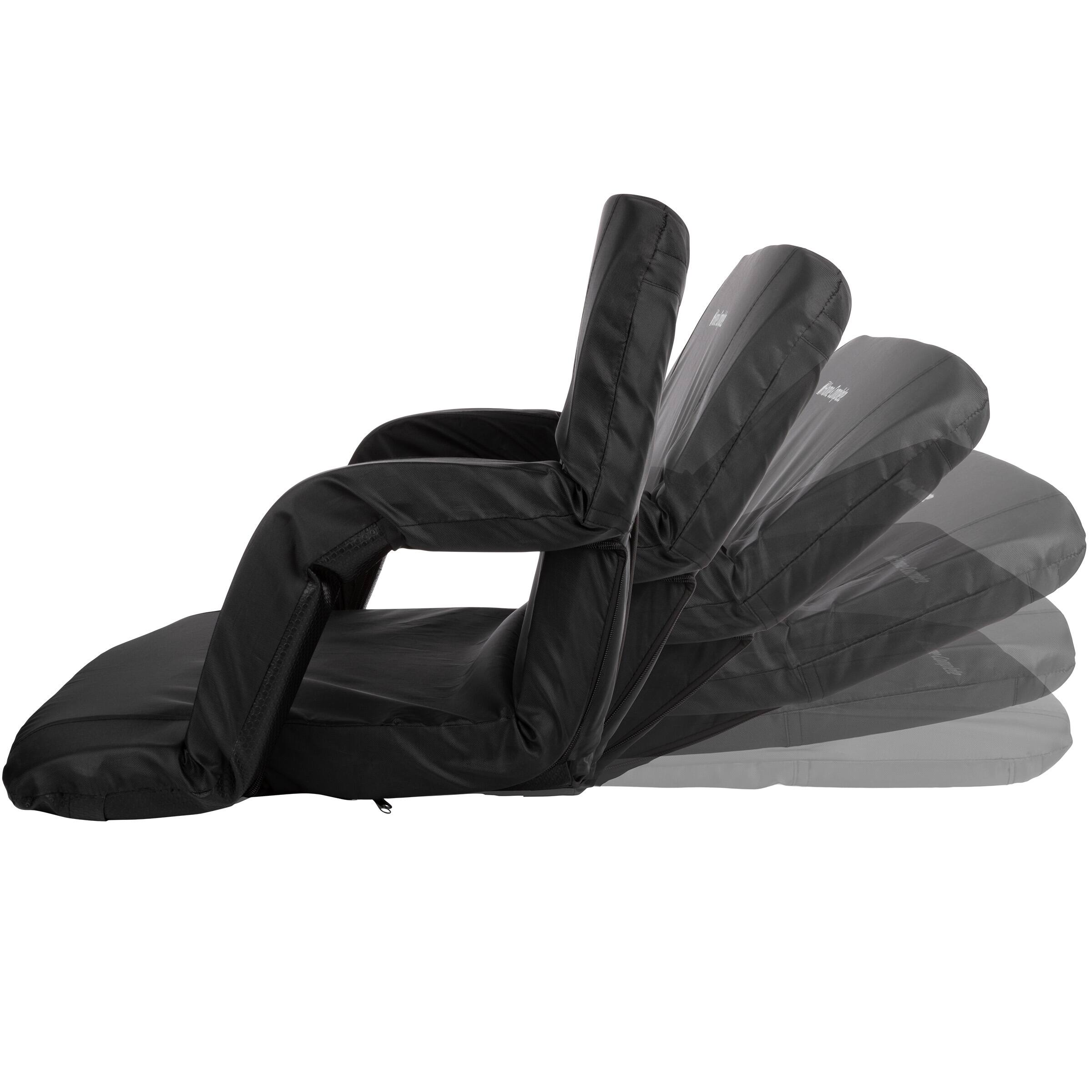 Alt View 2. Home-Complete - Home-Complete Wide Bleacher Seat - Black.