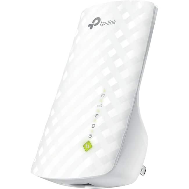 TP-Link - RE220 - Dual Band IEEE 802.11ac 750 Mbit/s Wireless Range Extender - Covers Up to 1200 Sq.ft and 20 Devices - Unknown