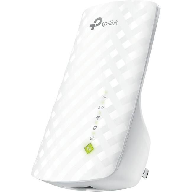 TP-Link - RE220 - Dual Band IEEE 802.11ac 750 Mbit/s Wireless Range Extender - Covers Up to 1200 Sq.ft and 20 Devices - Unknown