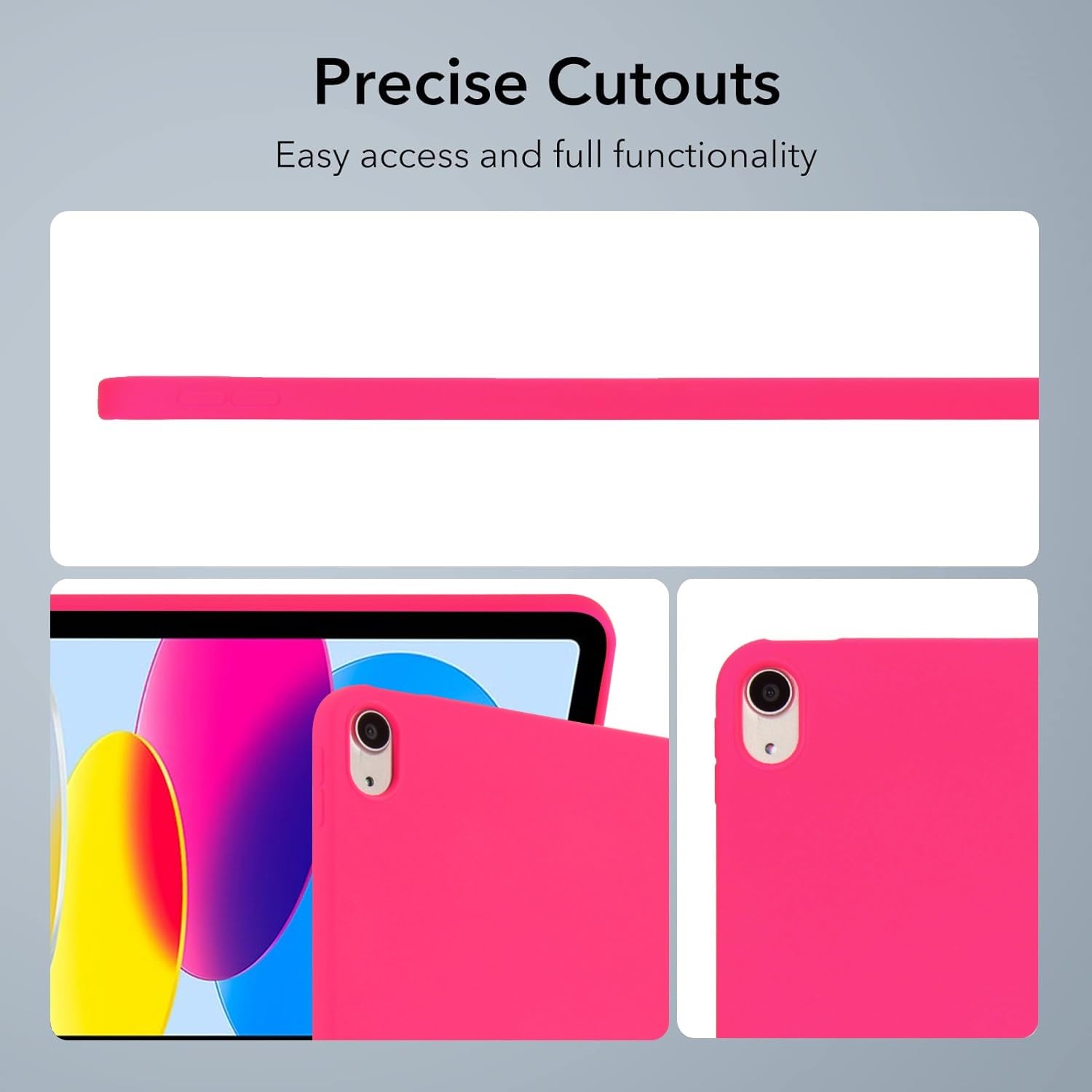Precise Cutouts  
Easy access and full functionality