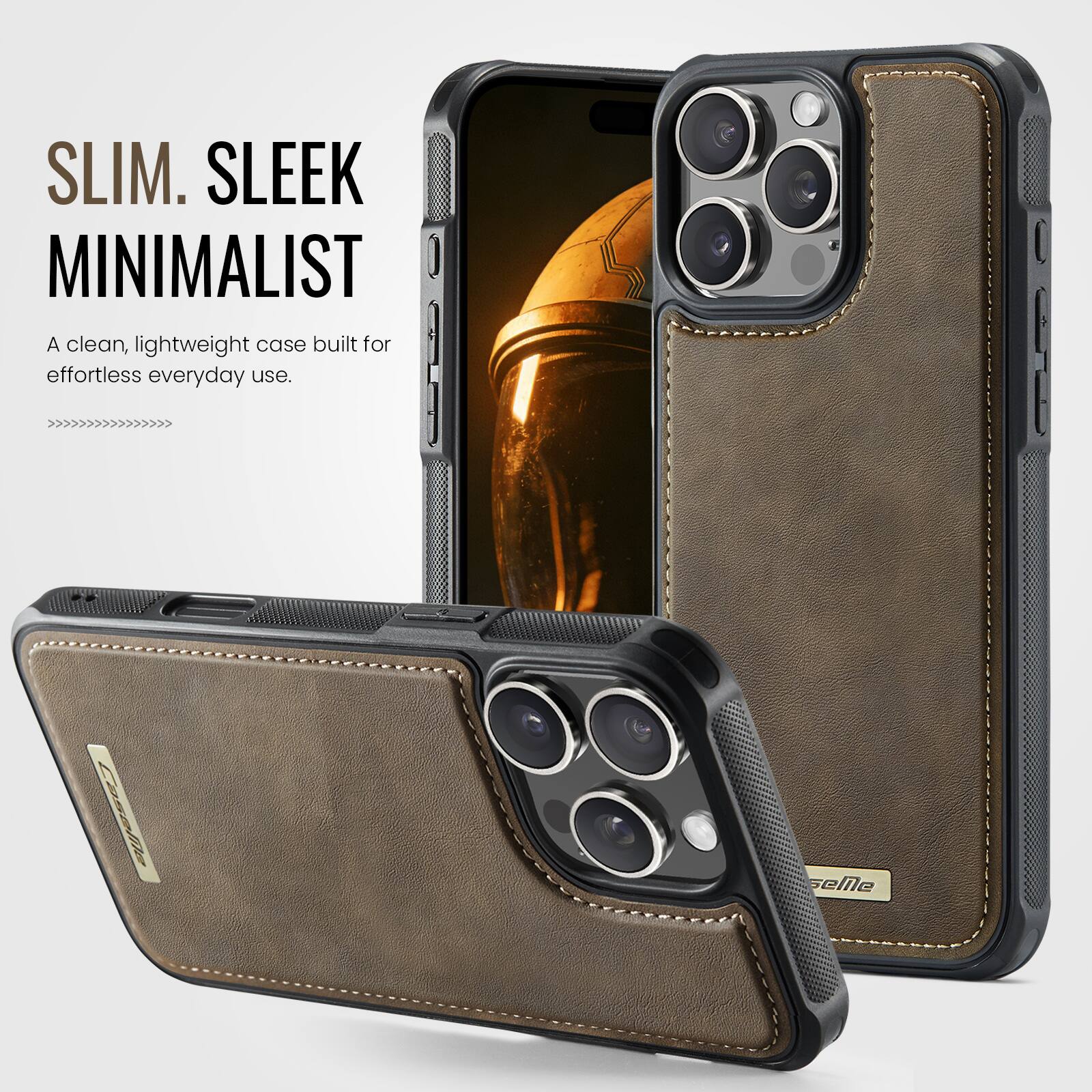 SLIM. SLEEK MINIMALIST  
A clean, lightweight case built for effortless everyday use.