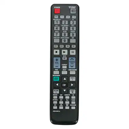 POWER INPUT SELECT TV SOURCE AMP TV BD DVD TA RDS DISPLAY 1 2 3 PTY- PTY SEARCH PTY+ 4 5 6 NEO:6 SLEEP DIMMER 7 8 9 PROLOGIC AUDIO ASSIGN DSP 0 H4 D 4 H " + VOL MUTE TUNING ICH S .DIRECT TONE MO/ST TUNER MEMORY SETUP/MENU 0. INFO RETURN EXIT C BO/DVD SAT GAME/TV CD AM SYNC AUX iPod TUNER ASC adidas - IE 30 SOUND AITESO-BEHA A