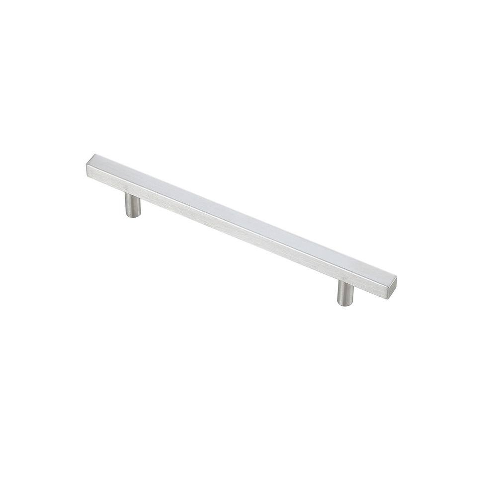 Back. Elegant Decor - Dior 6-5/16" Center to Center Brushed Nickel Bar Pull Multipack (set of 10) - Brushed Nickel.