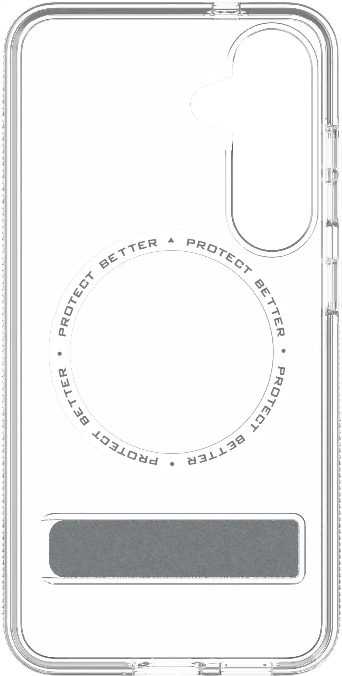 ZAGG - Crystal Palace Snap MagSafe Compatible Case w/ Kickstand for Samsung S25 - Clear