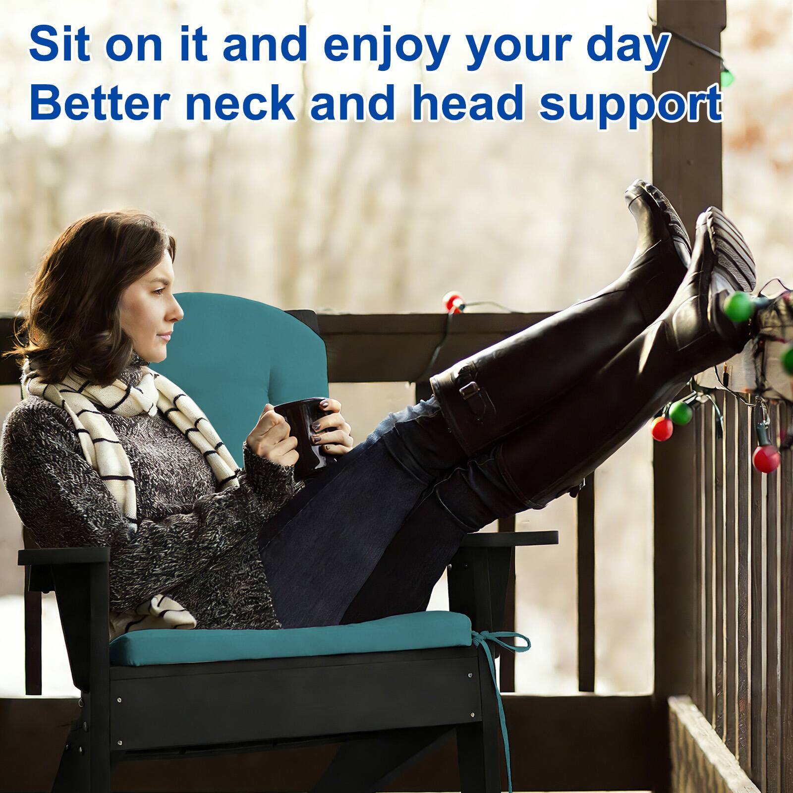 Sit on it and enjoy your day  
Better neck and head support