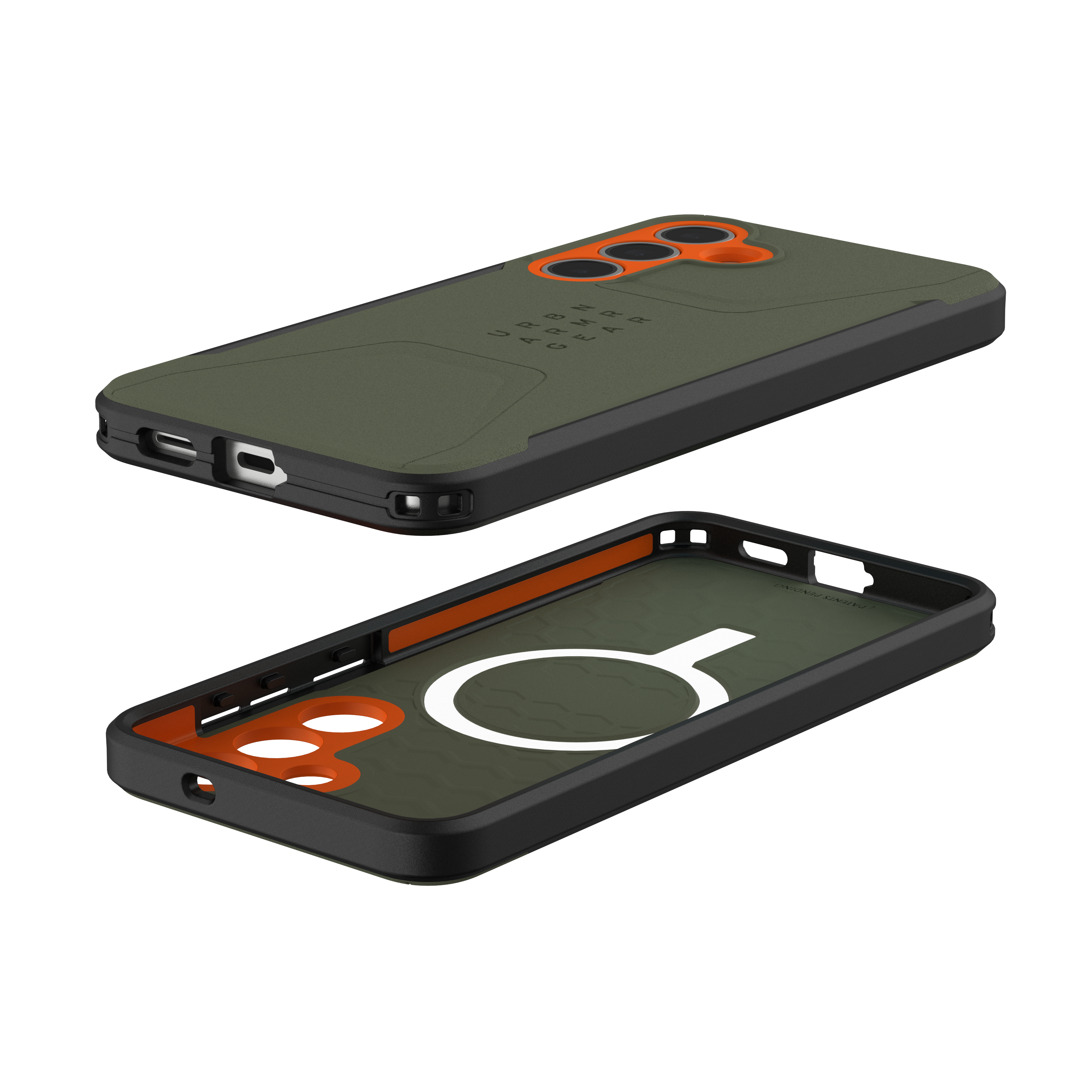 Back. UAG - Civilian Series Case for Samsung Galaxy S25 FE - Olive Drab.