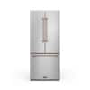 Front. Thor Kitchen - 30 in. Wide Gordon Ramsay Series by Thor Kitchen 17.5 Cu. Ft. Counter Depth Refrigerator with Rose Gold Hardware - Stainless steel.