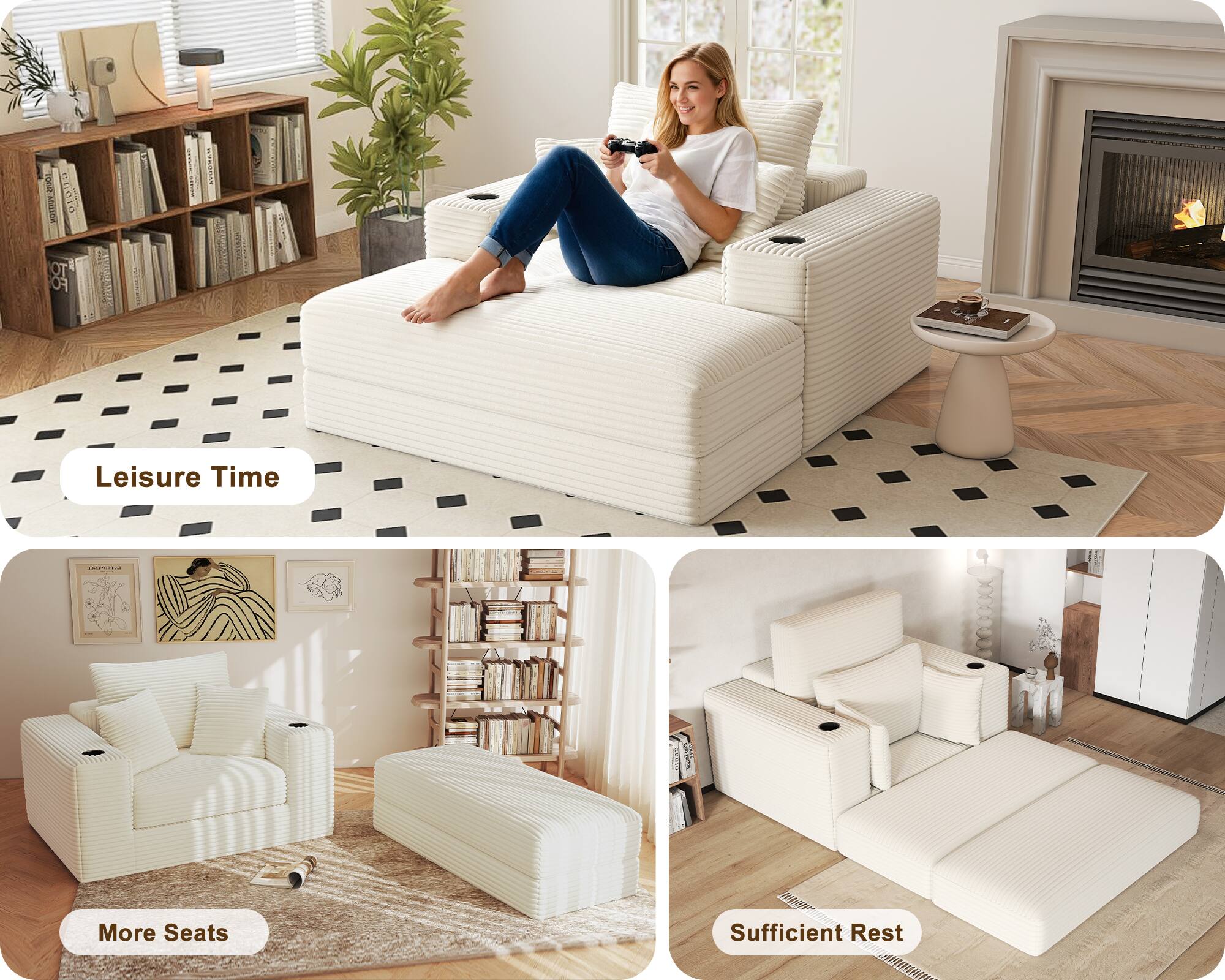 Leisure Time  
More Seats  
Sufficient Rest