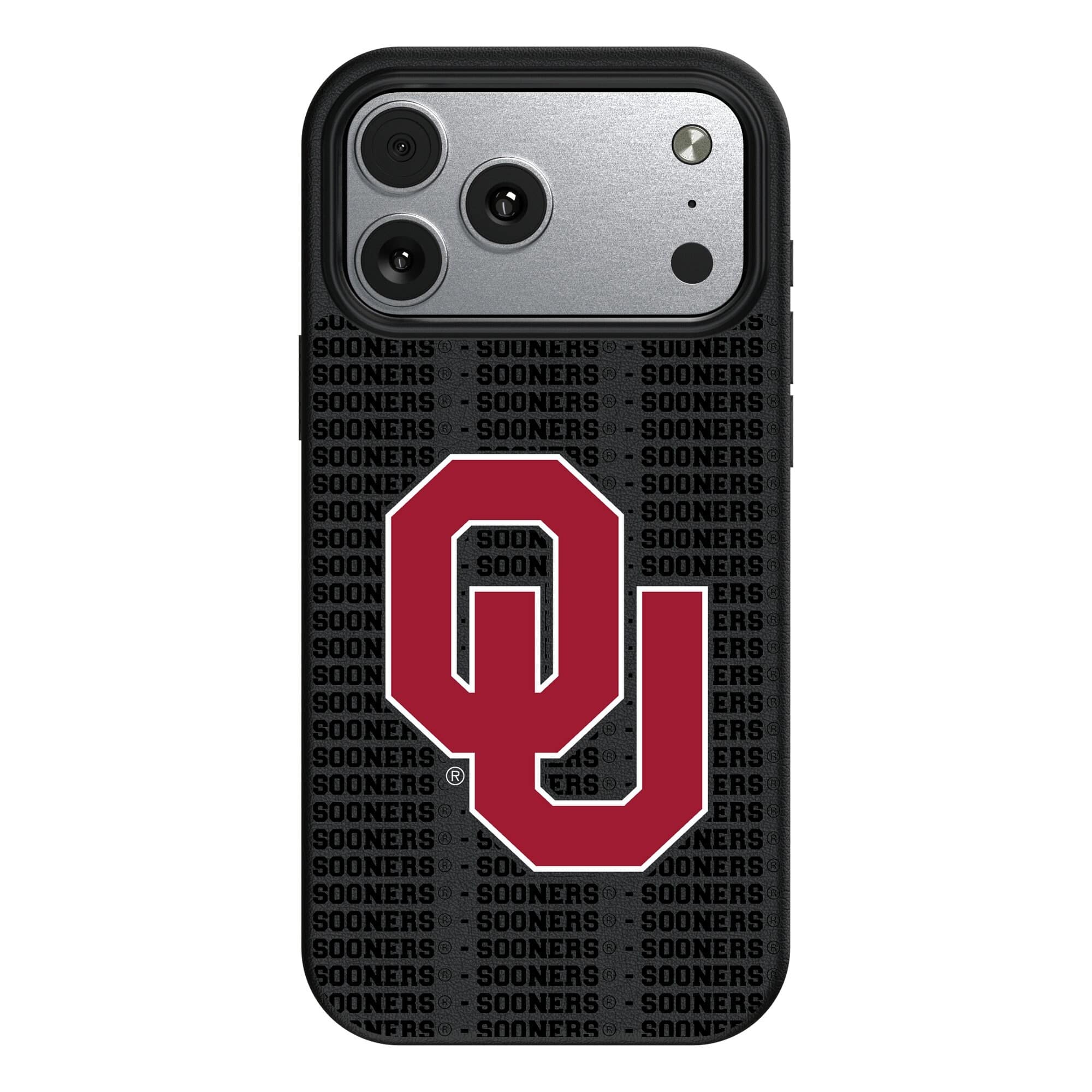 Keyscaper - NCAA - Oklahoma Sooners Primary Logo iPhone Magnetic Bump Case - 17 Pro - Black price history on PriceWatchPro