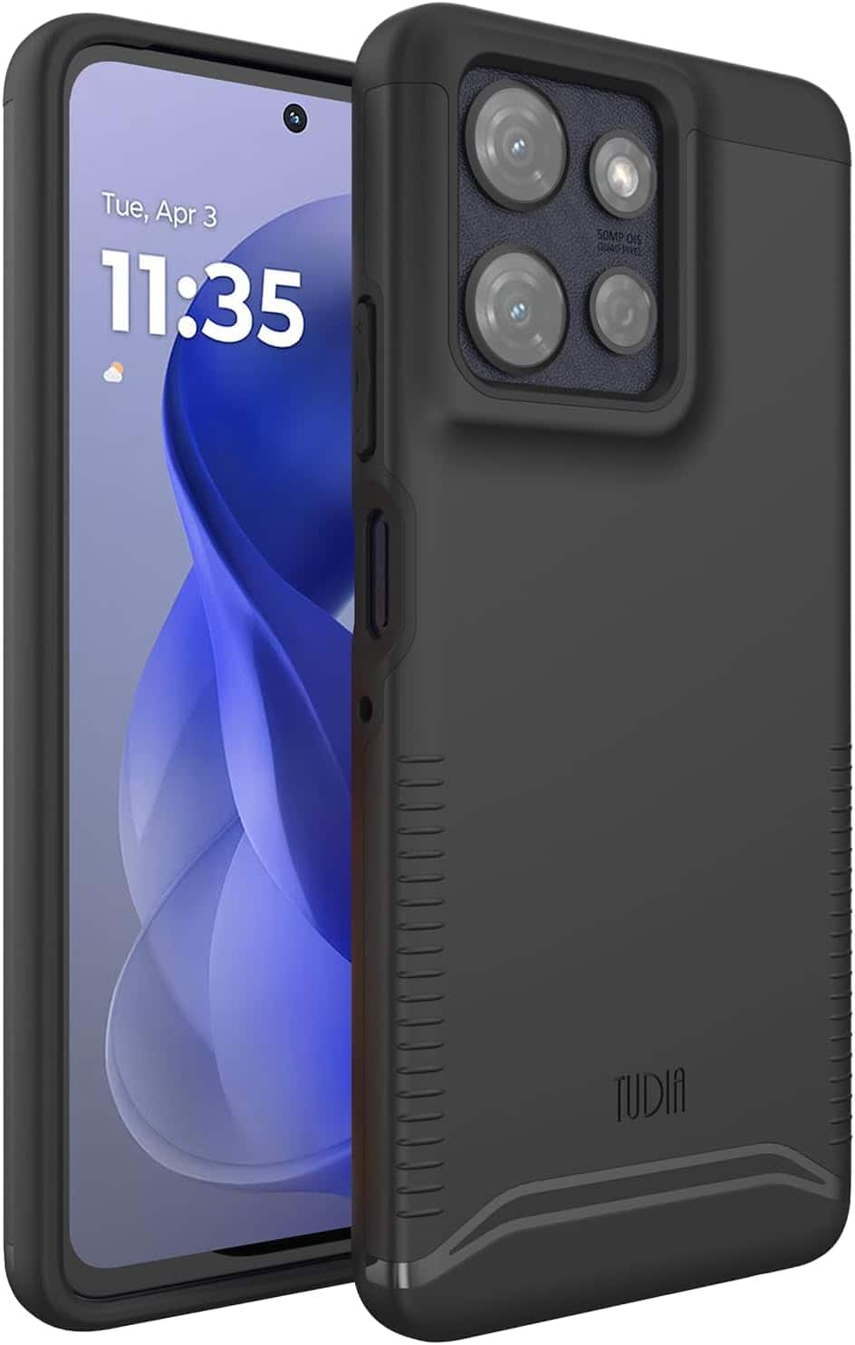 TUDIA - Merge for Moto G Power 5G 2025 Case Military Grade - Matte Black