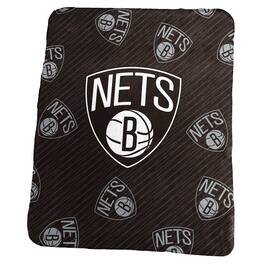 Logo Brands - Brooklyn Nets 50" x 60" City Connect Classic Fleece Throw Blanket - Multicolor