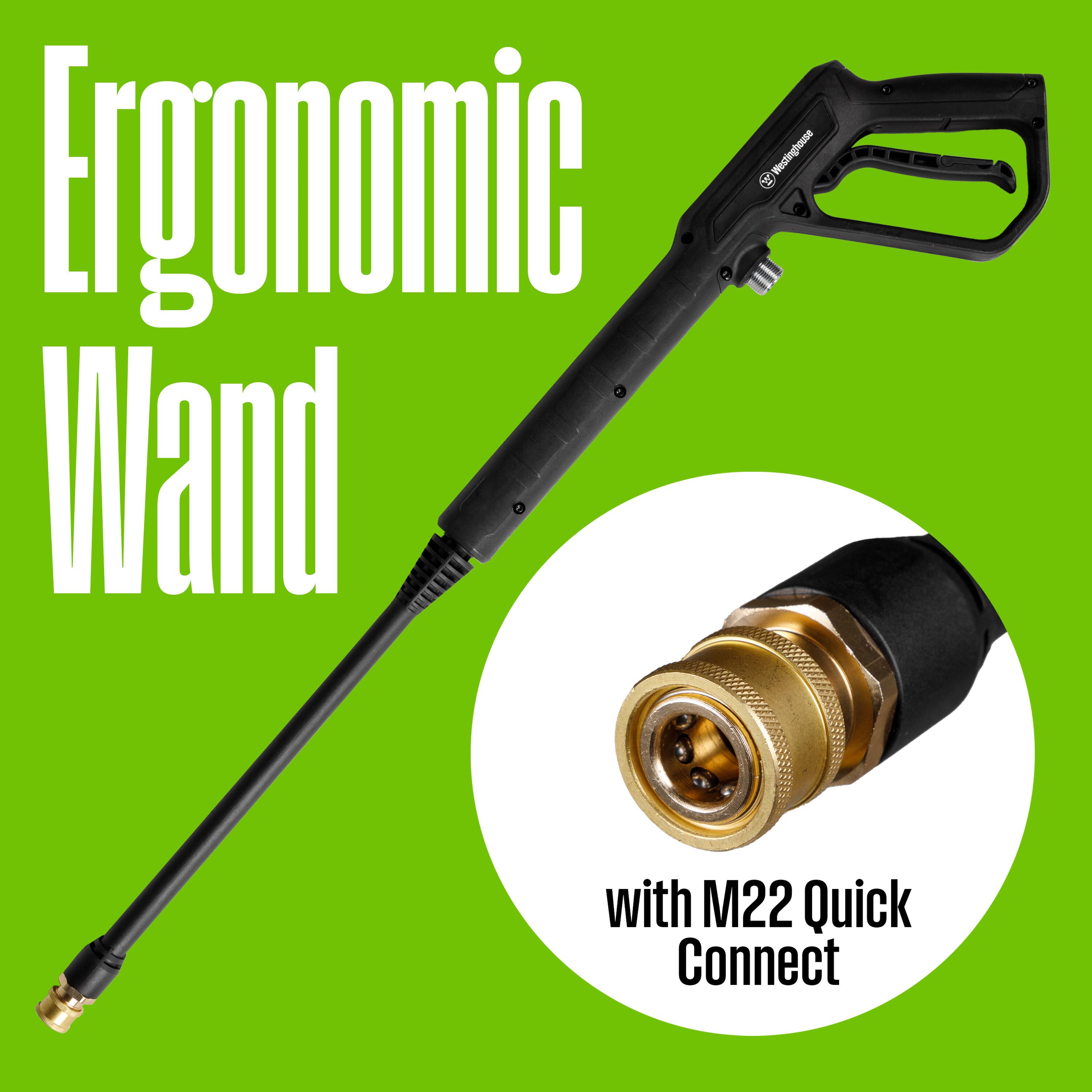 Ergonomic Wand  
with M22 Quick Connect