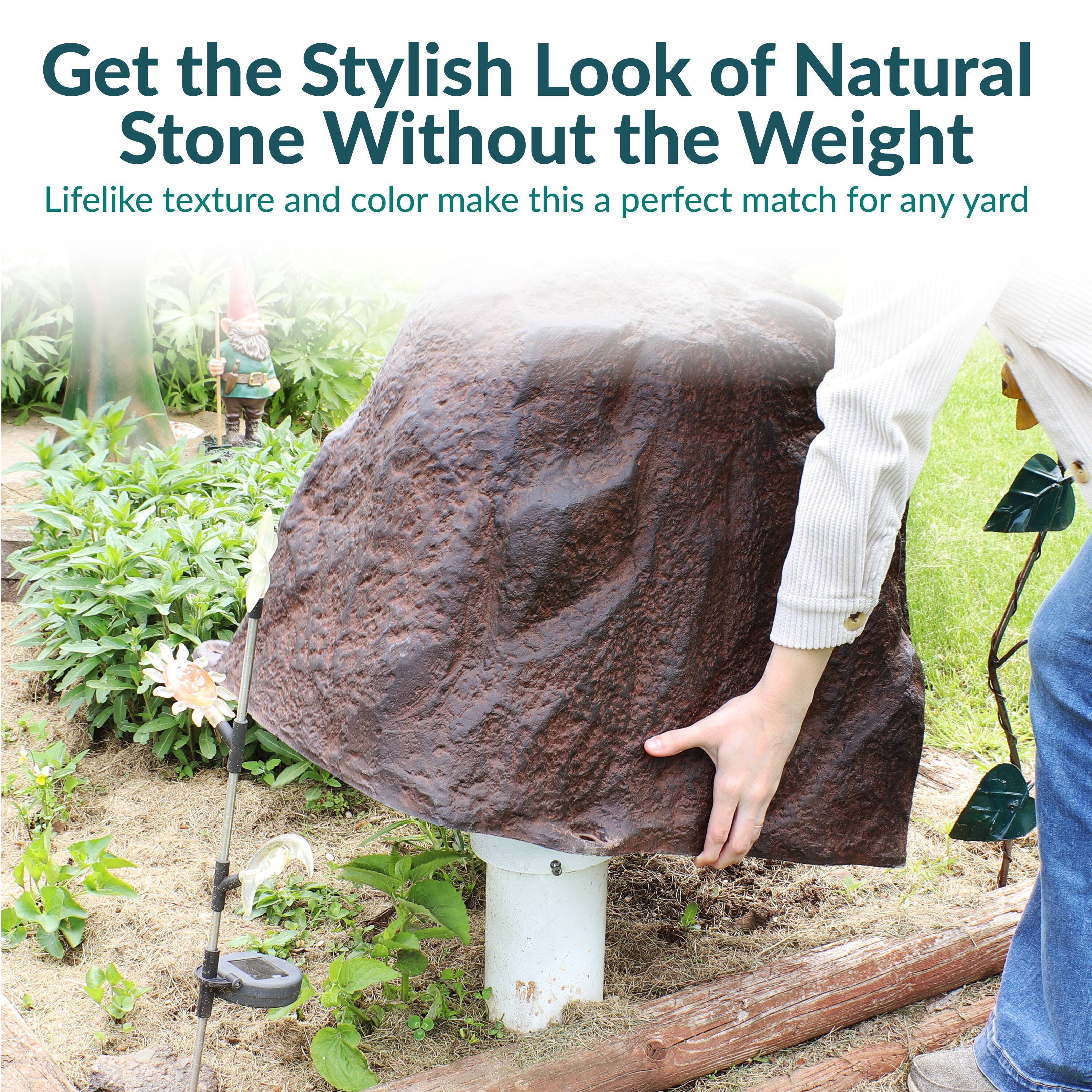 Get the Stylish Look of Natural Stone Without the Weight

Lifelike texture and color make this a perfect match for any yard