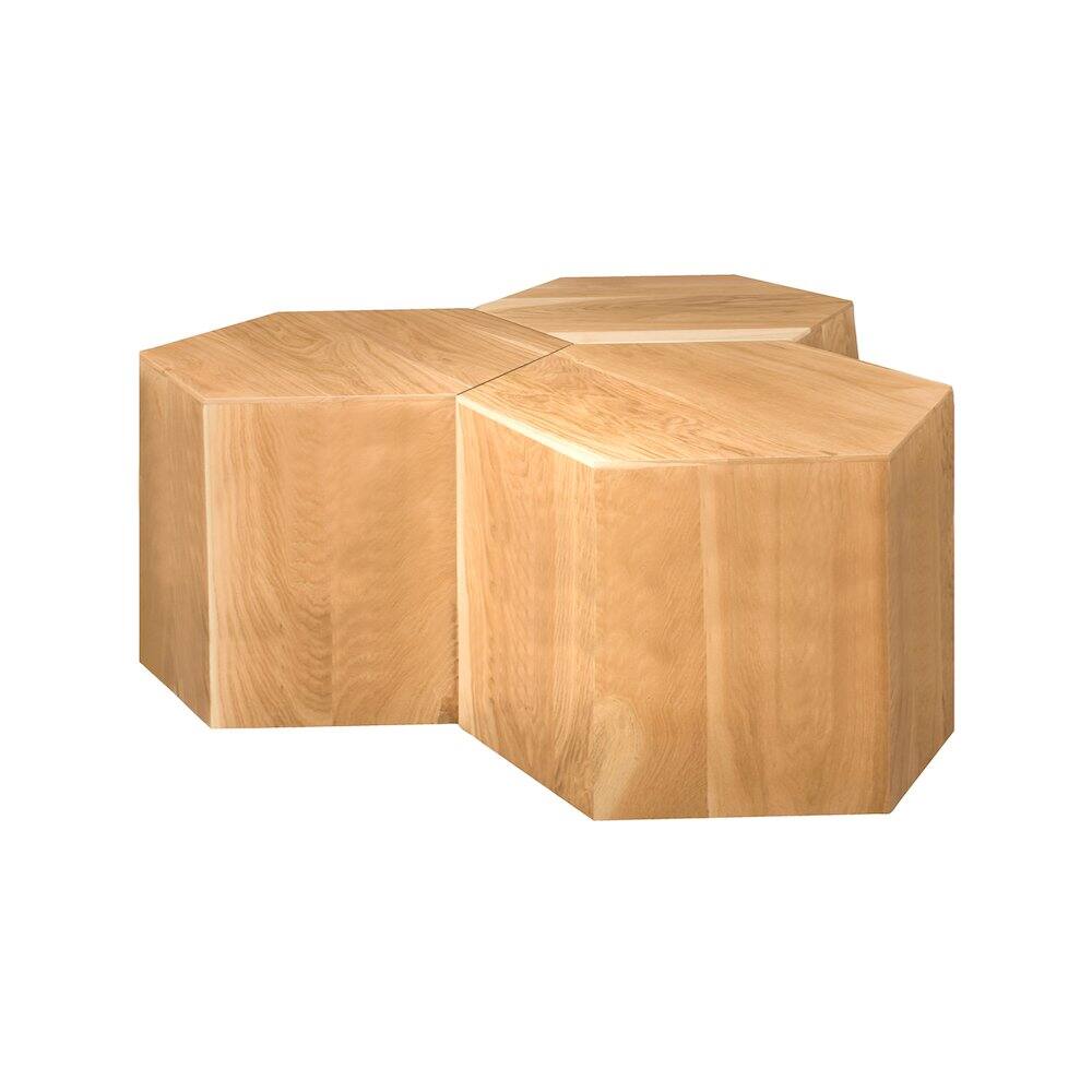 Alt View 2. Meridian Furniture - Eternal Natural Coffee Table - Brown.