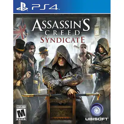 PS4 Assassin's Creed Syndicate Mature 17+ M ESRB Ubisoft - M (Mature 17+)