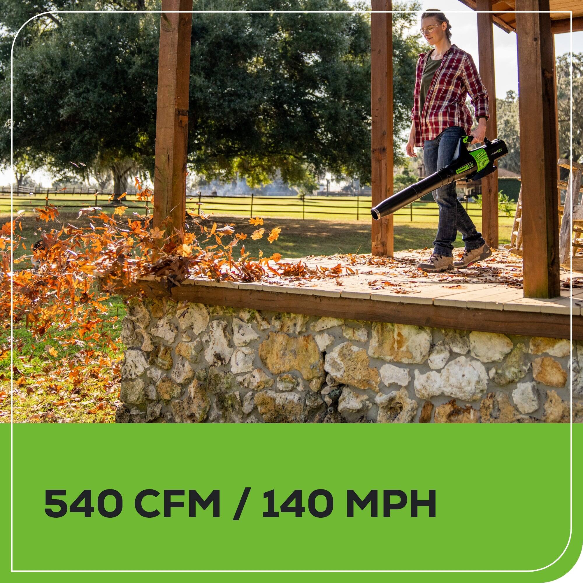 540 CFM / 140 MPH