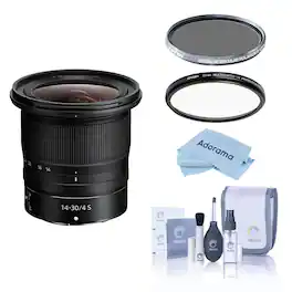 Bundle - Nikon - NIKKOR Z 14-30mm f/4 S Lens, w/Tiffen 82mm UV and CPL Filters