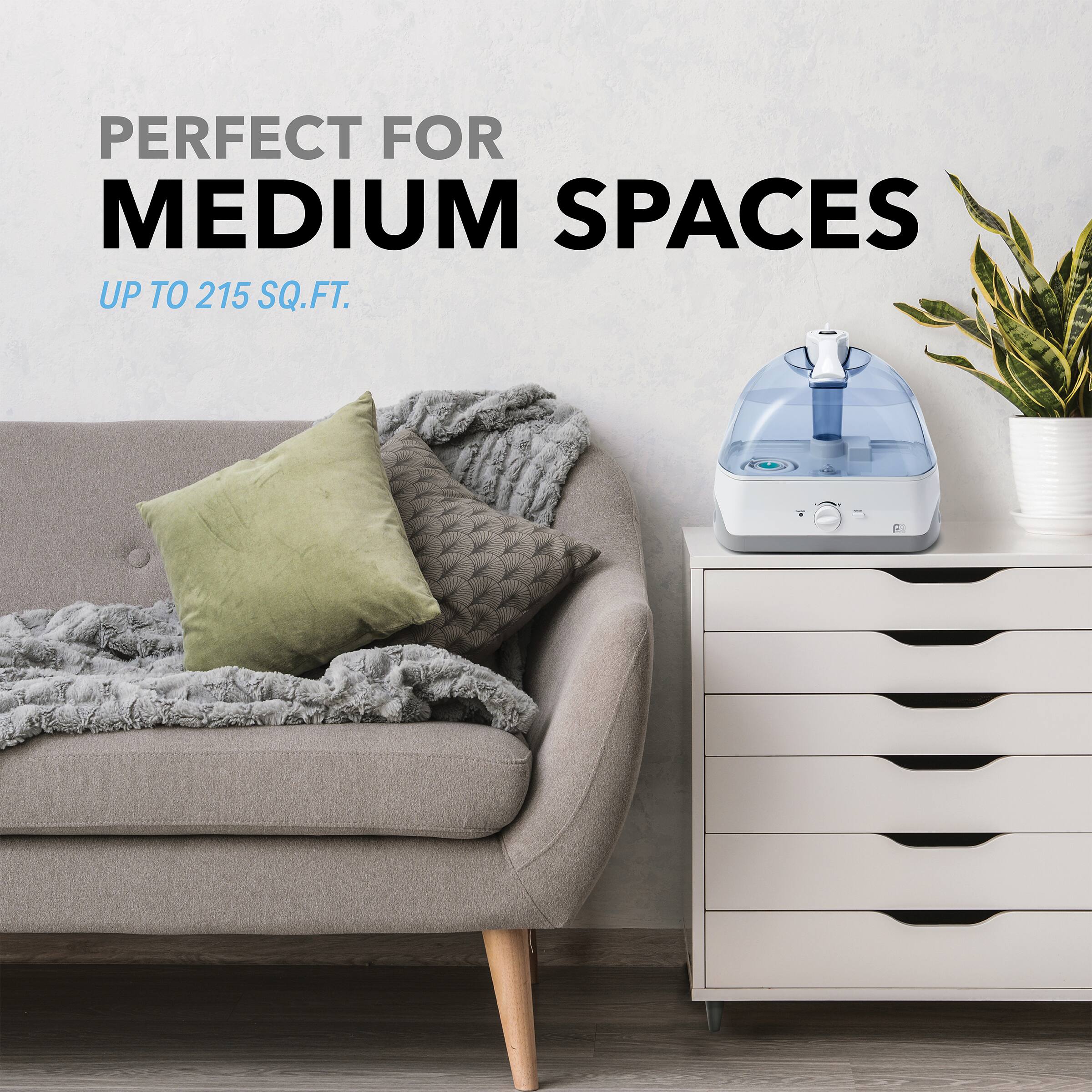 PERFECT FOR MEDIUM SPACES  
UP TO 215 SQ.FT.