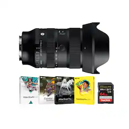 Sigma - 17-40mm F1.8 DC Art Standard Zoom Lens for Sony E-Mount Bundle