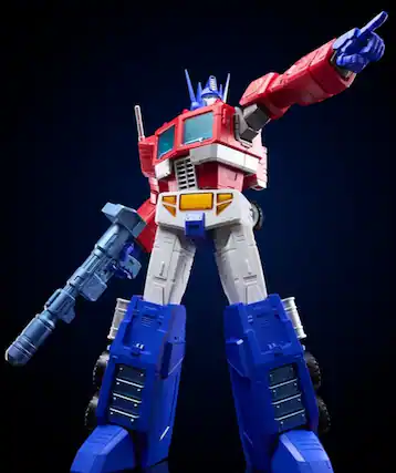 Front. Transformers - Optimus Prime Oversized Version Alpha Action Mega | Transformers | AULDEY.