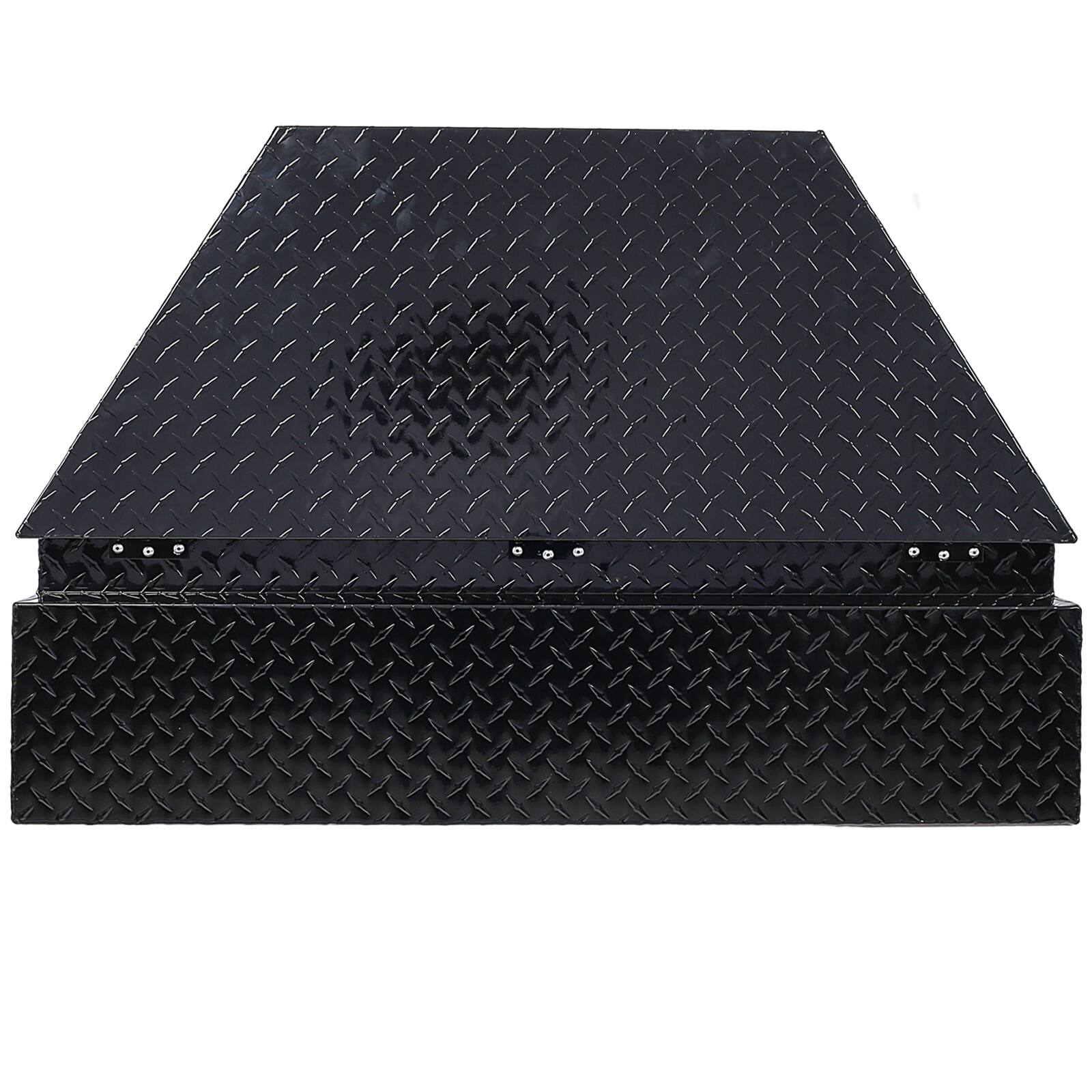 Alt View 1. APRILSOUL - 39 Inch Aluminum Truck Tool Box Lightweight Corrosion Resistant Versatile Mounting - Black.