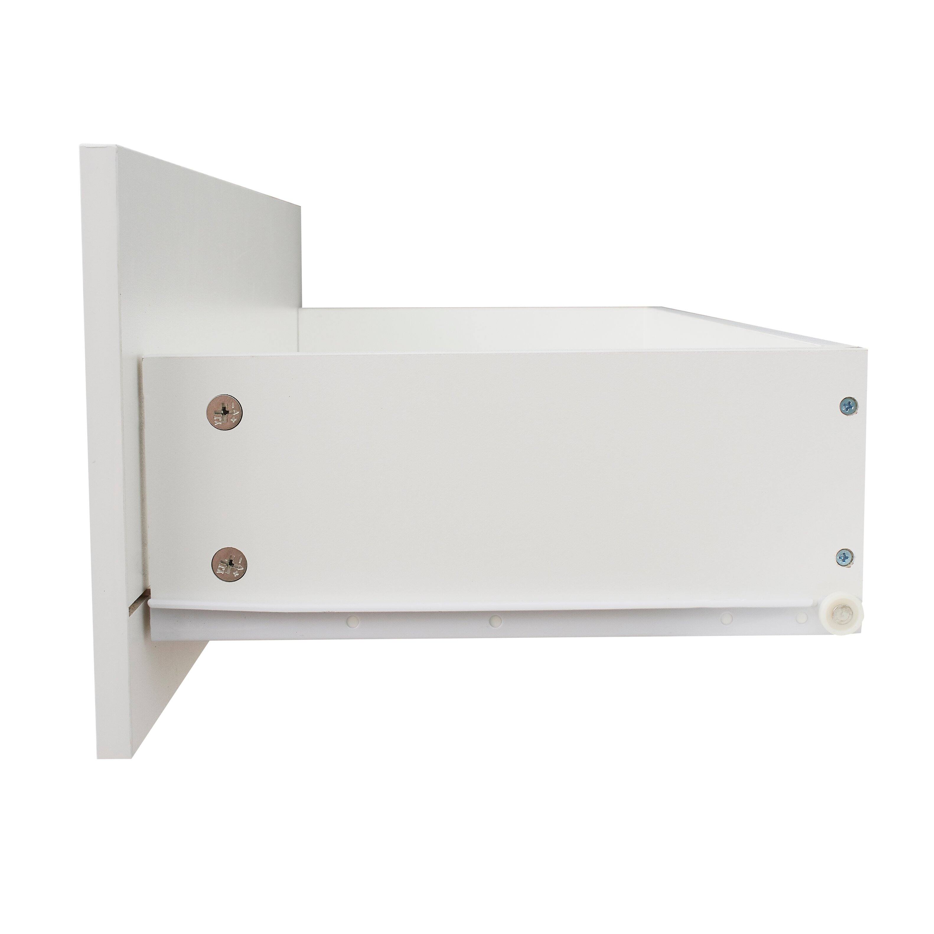 Alt View 8. GOODSILO - Modern Entertainment Center with LED Lights, Fits Up to 70 Inch TVs - White.