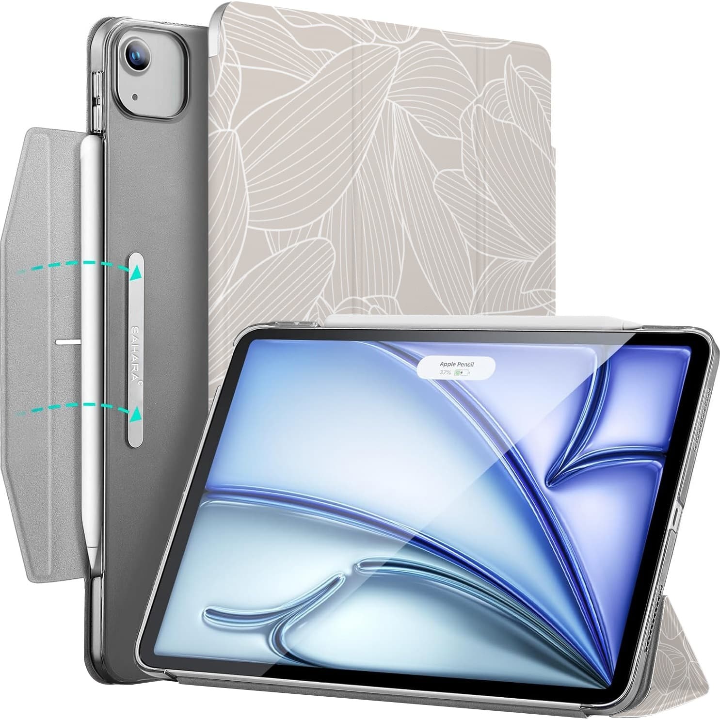 SaharaCase Inspire Series Folio Case for Apple iPad Air (M2) 13" 2024