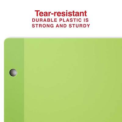 Tear-resistant  
DURABLE PLASTIC IS  
STRONG AND STURDY