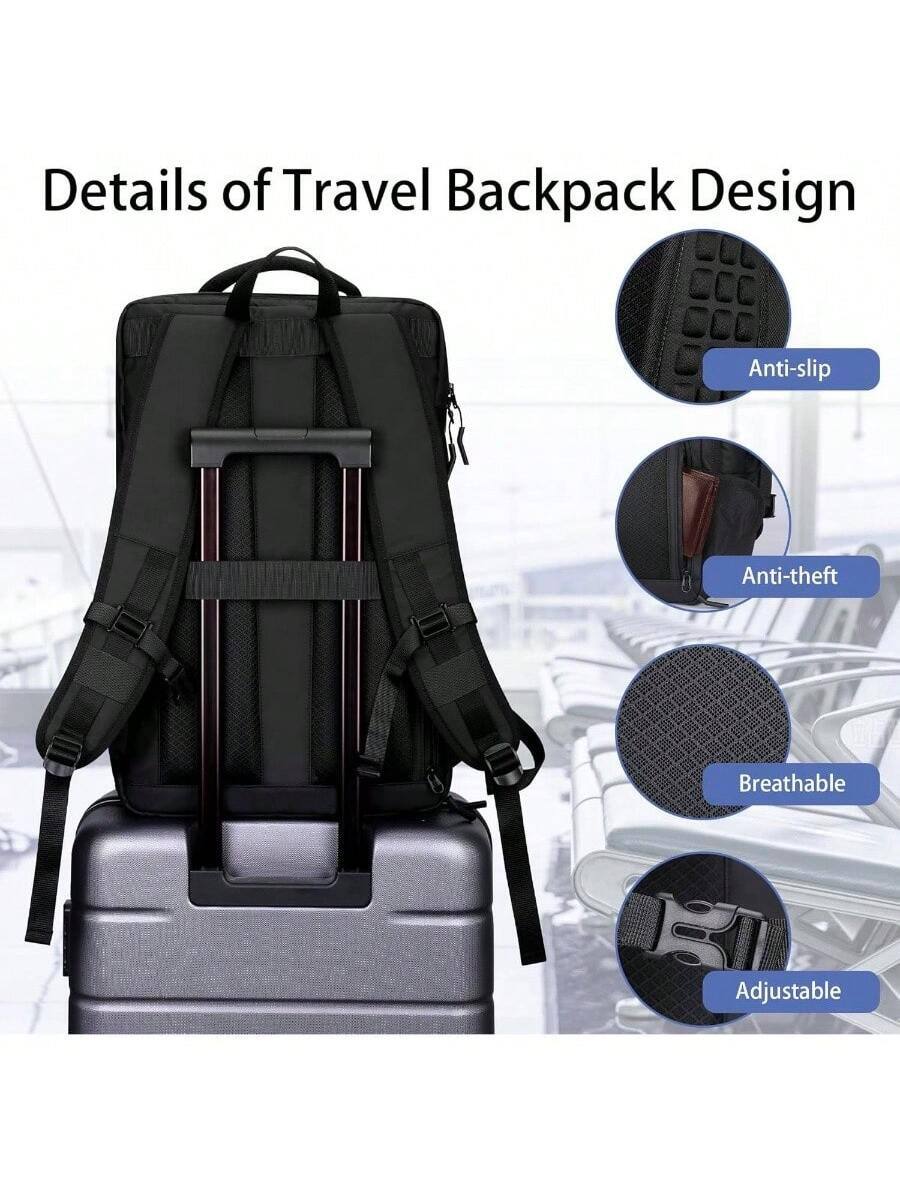 Details of Travel Backpack Design

- Anti-slip
- Anti-theft
- Breathable
- Adjustable