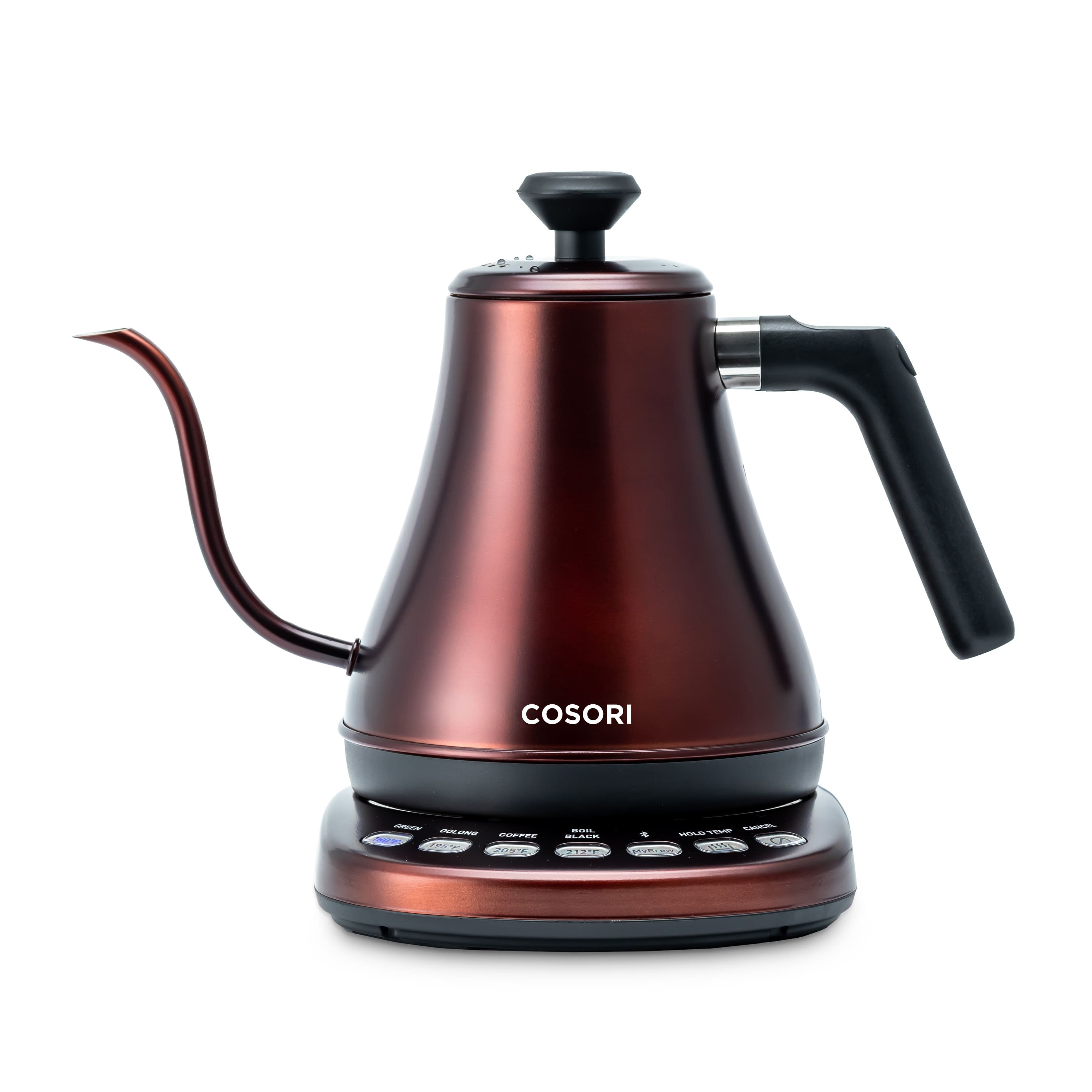 Front. Cosori - Smart 0.8L Gooseneck Electric Kettle - Copper.