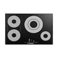 COSMO - COS-304TBECC 30 in. Electric Ceramic Glass Cooktop, 4 Burners, Triple Zone Element, Sync Burners, Touch Controls - Black