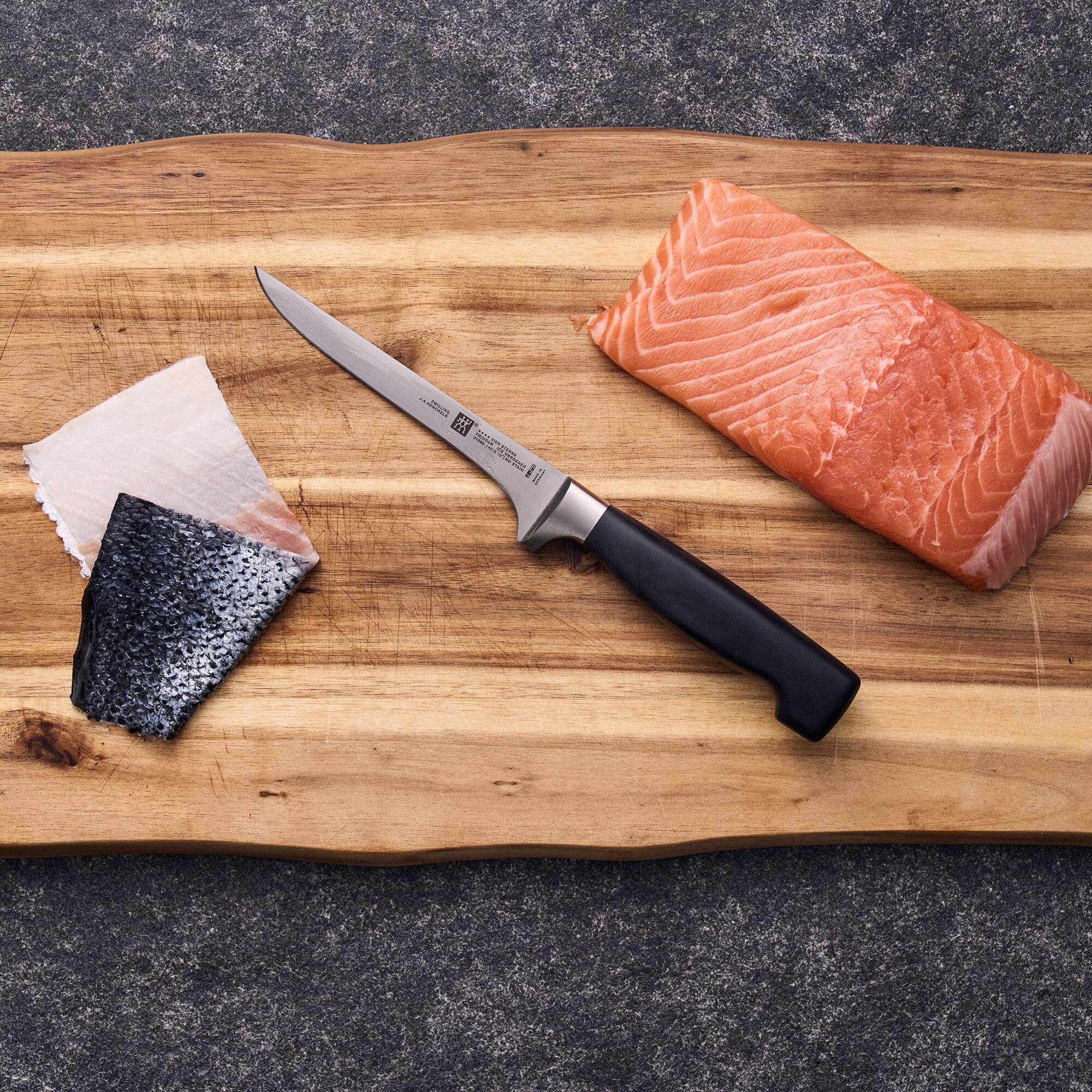 Alt View 1. ZWILLING - ZWILLING Four Star 5.5 -inch Flexible Boning Knife - Stainless Steel.
