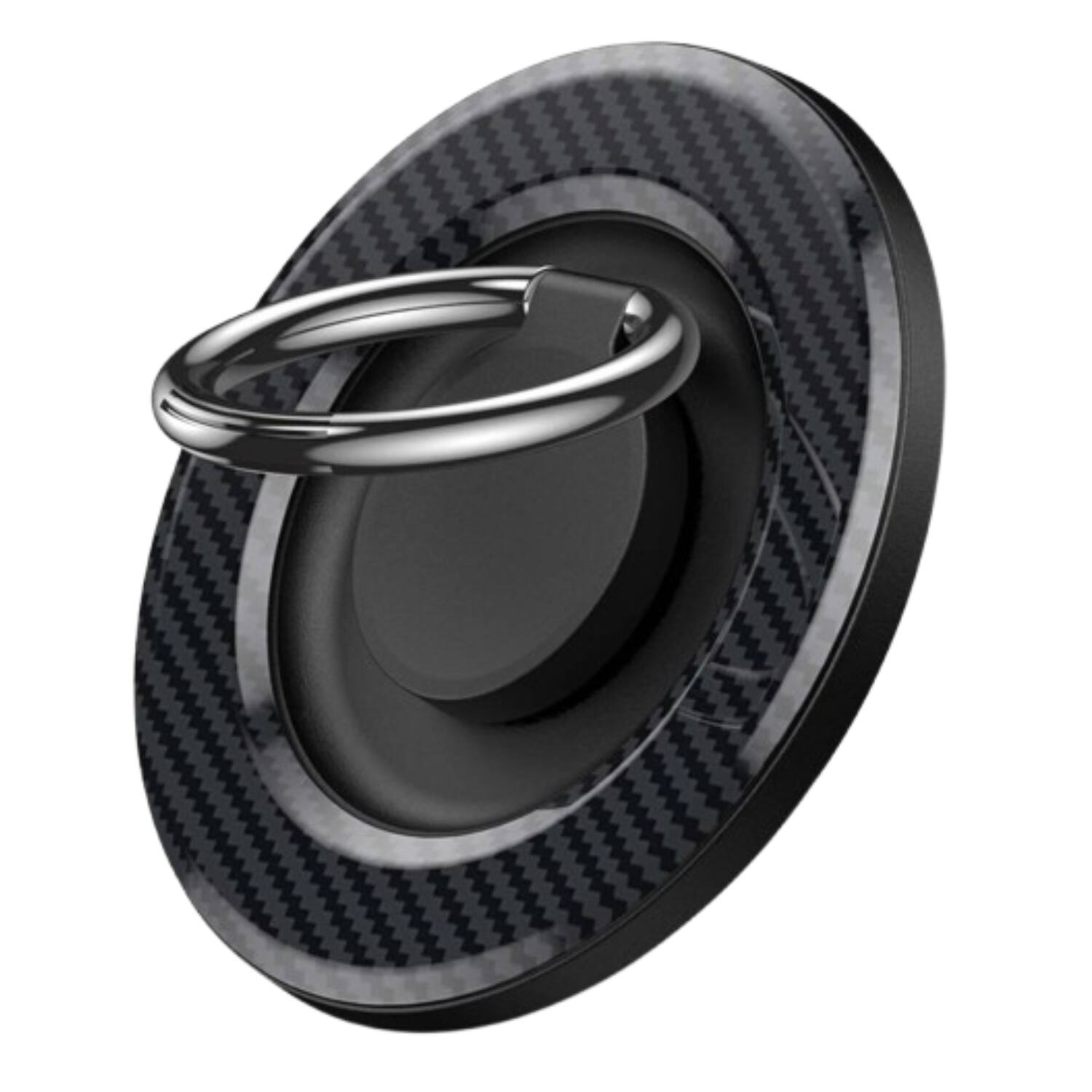Stock Preferred - Magnetic Phone Ring Holder for MagSafe - Black Carbon Fiber