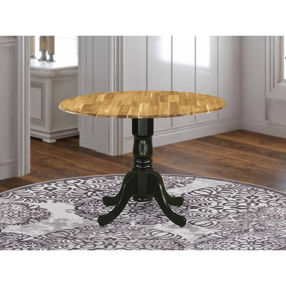 Angle. East West Furniture - East West Furniture Dining Table, 42x42 Inch, DMT-NBK-TP - Brown.