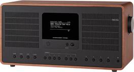 REVO - SuperConnect Stereo Wi-Fi Internet Radio with Bluetooth, Spotify Connect, Amazon Music & Deezer - Walnut/Black