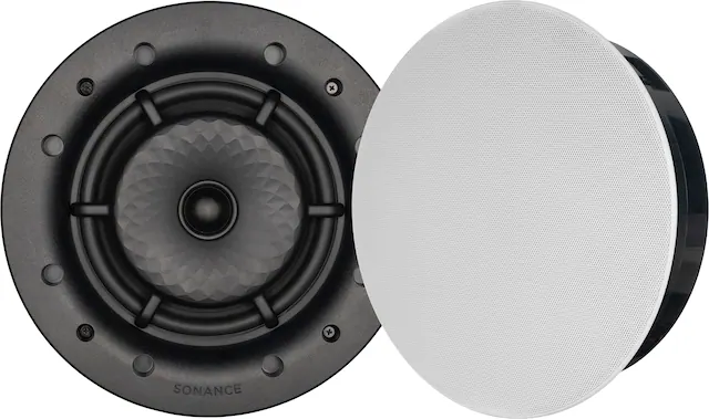 Sonance - VXXT8R - Visual Experience Extreme 8" 2-Way Indoor/Outdoor In Ceiling Speakers (Pair) - Paintable White