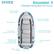 INTEX Excursion 5 Inflatable Fishing Boat Set Features
- Grab handles on both ends
- Gear pouch
- Oar holders (two on each side)
- Inflatable seat with backrest (one on each side)
- Motor mount fittings
- Fishing rod holders (two on each side)
- Rotational oarlocks (two on each side)
- All-around grab line