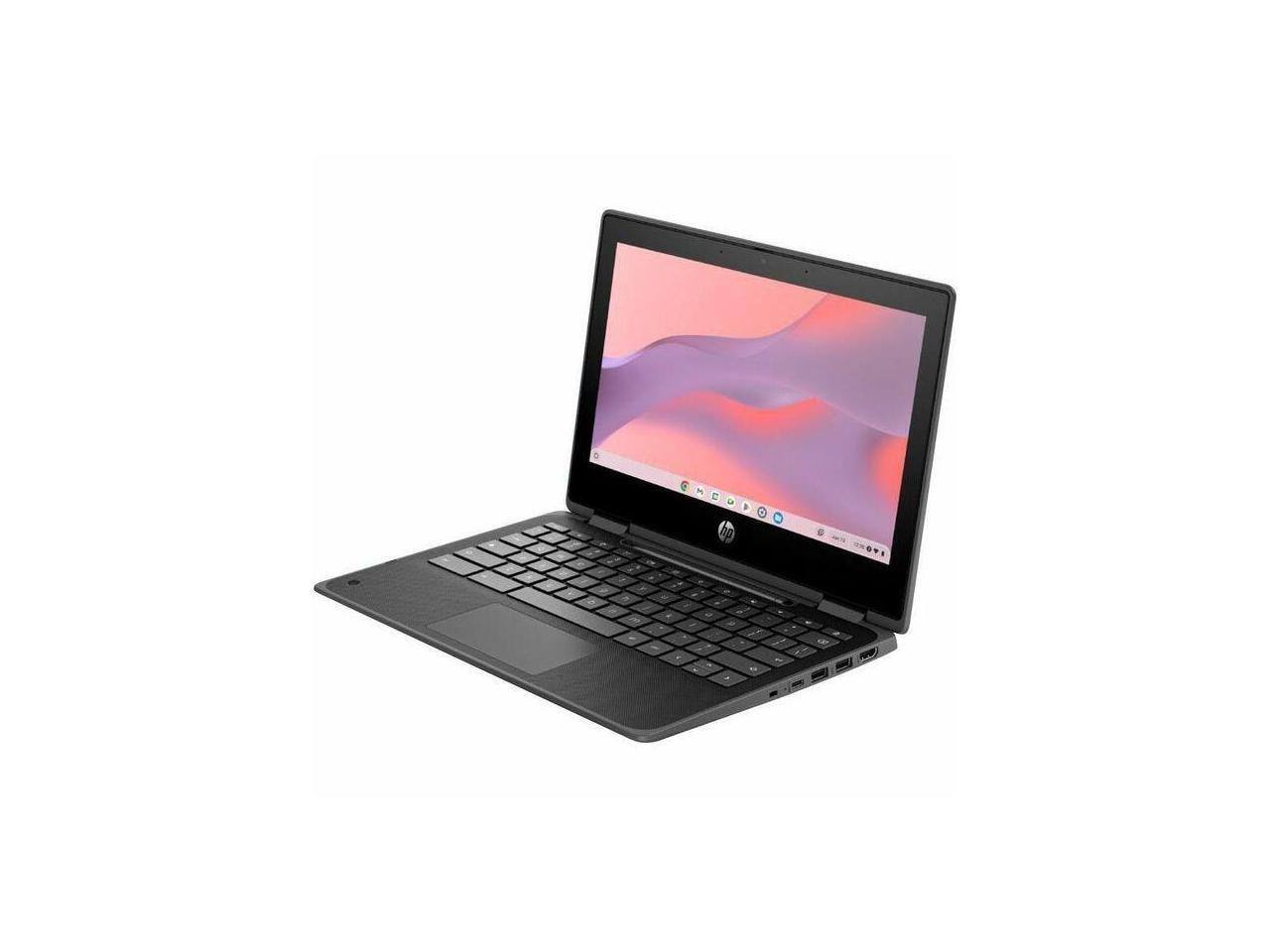 Front. HP - HP Fortis Flip G1i 11" 2-in-1 Chromebook - Intel N150 - 8 GB - 64 GB - English Keyboard - ChromeOS - Unknown.