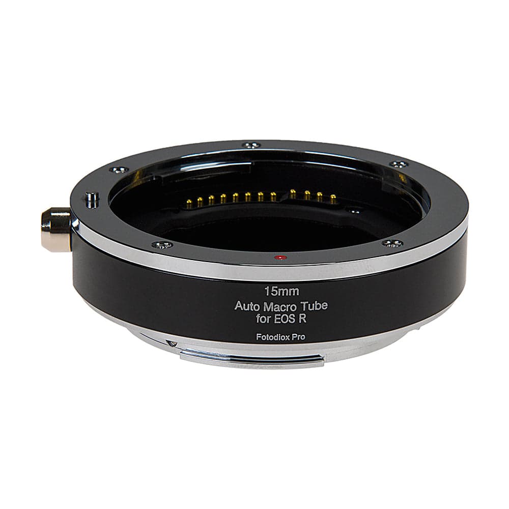 Fotodiox - Pro Automatic 15mm Macro Extension Tube Section - Compatible with Canon RF Mount Cameras for Close-up Photography