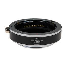 Fotodiox - Pro Automatic 15mm Macro Extension Tube Section - Compatible with Canon RF Mount Cameras for Close-up Photography
