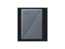 Front. Western Digital - WD 5TB My Passport Portable Storage External Hard Drive USB-C™ (WDBRMD0050BGY-WESN) - Silicon Grey.