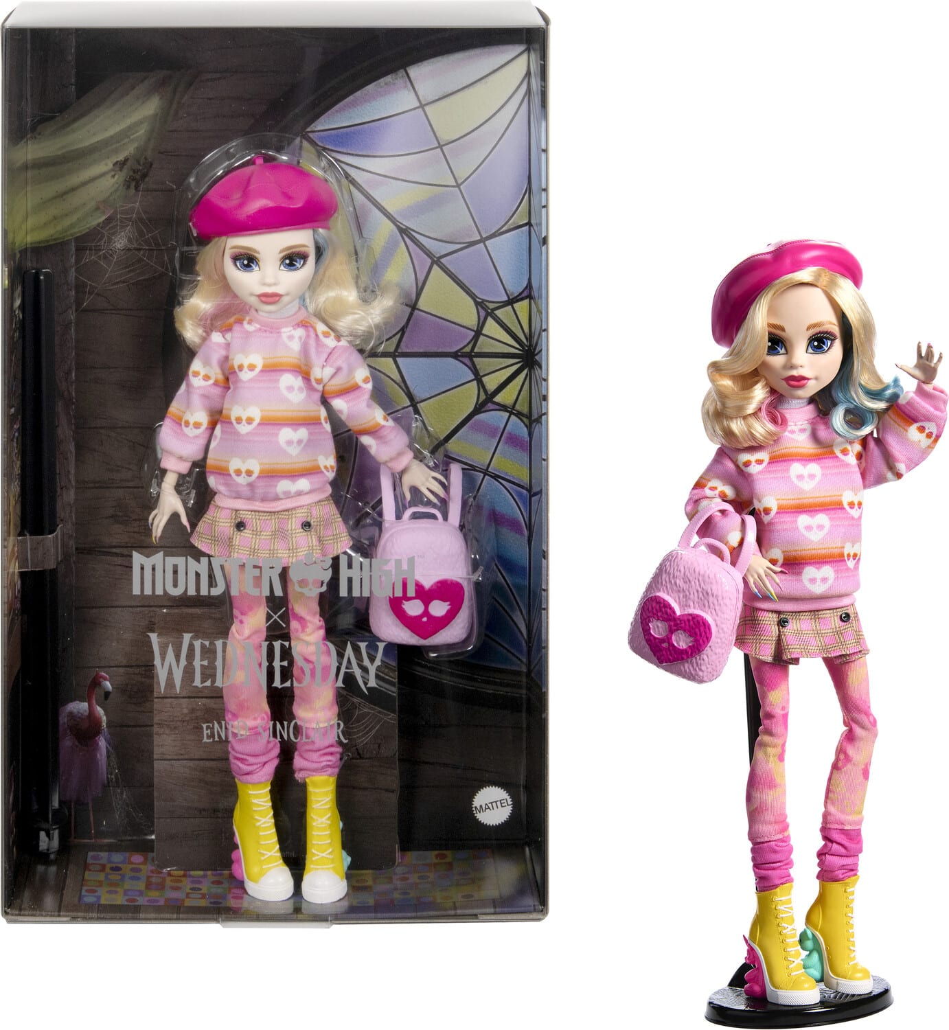 Collectible - Monster High X Wednesday - Enid Doll - COLLECTABLES - Mattel