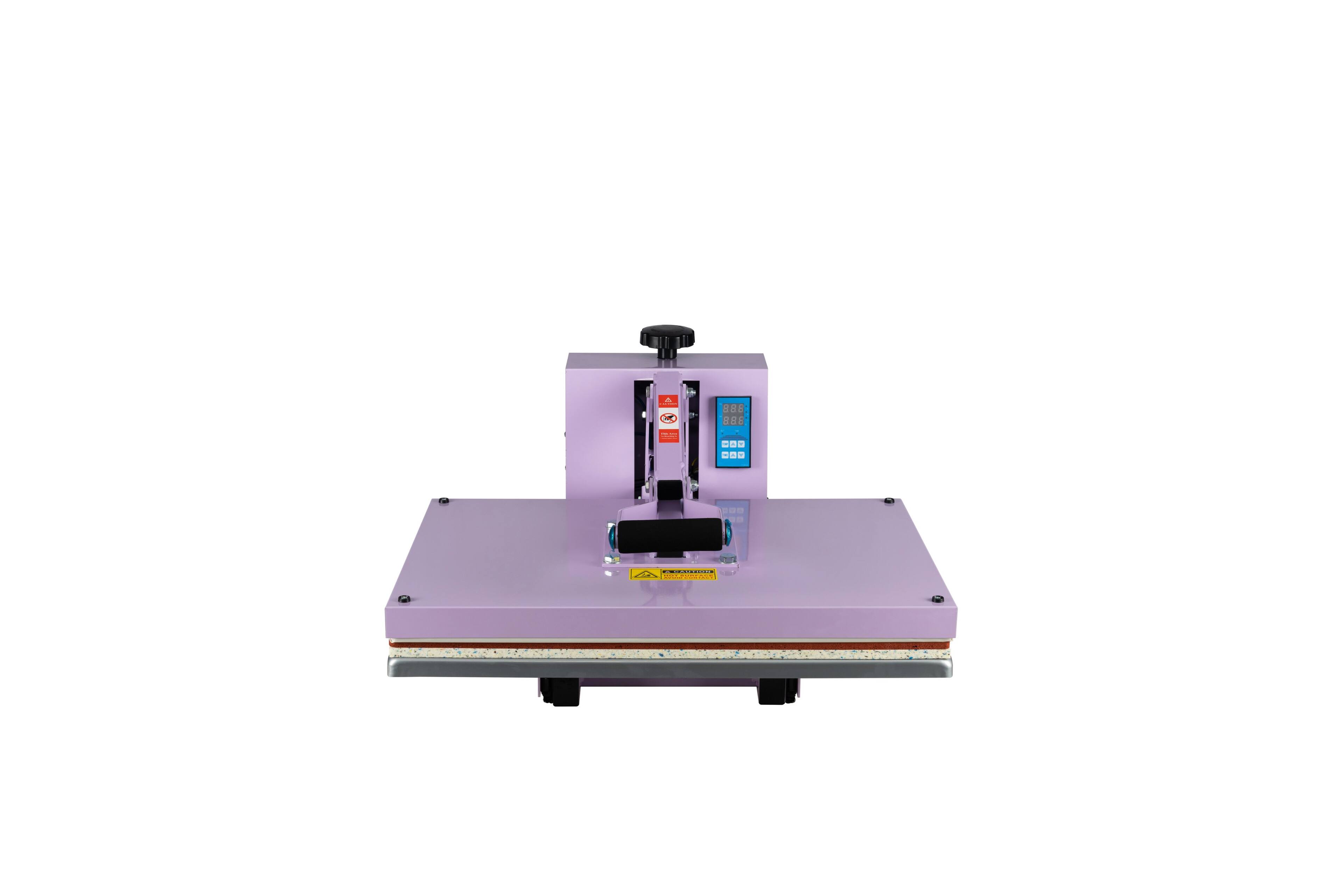 Alt View 1. ELEMENT ACE - 16x24 Inch Heat Press Machine - Slide-Out Base, Digital Control, Industrial Quality - Purple.