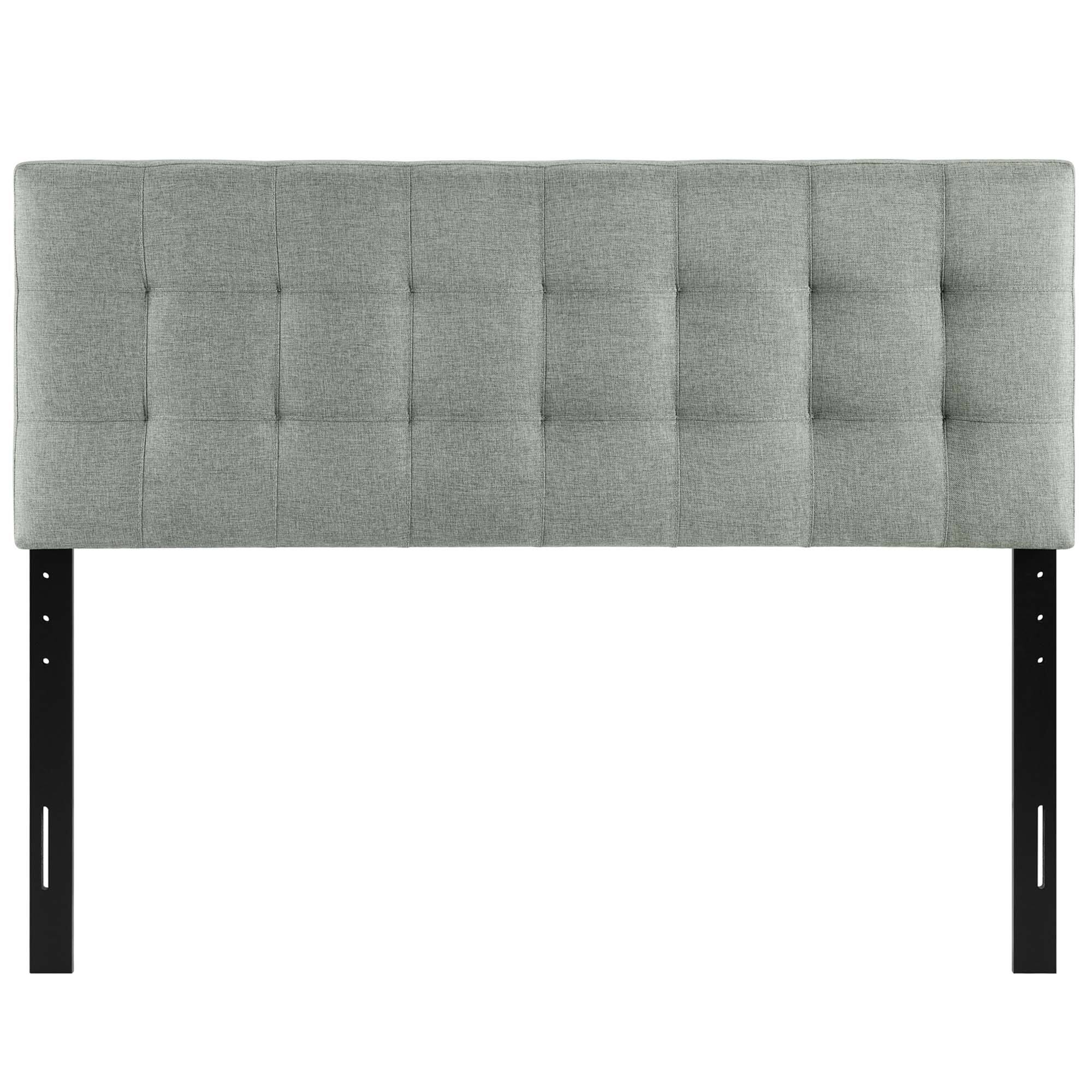 Alt View 2. Modway - Lily Upholstered Fabric King Headboard by Modway - Gray.
