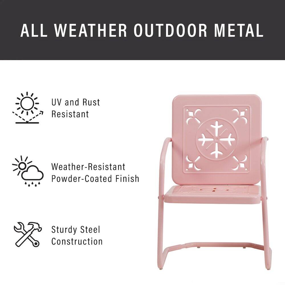 ALL WEATHER OUTDOOR METAL

- UV and Rust Resistant
- Weather-Resistant Powder-Coated Finish
- Sturdy Steel Construction
