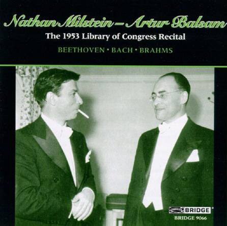 Front. The 1953 Library of Congress Recital [CD].